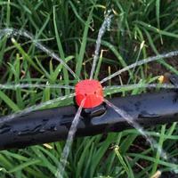 50-800 sztuk regulowany nawadniania Drippers zraszacze 1/4 ''emiter kroplownik z mikrootworami zraszacz do nawadniania dla System nawadniania 3